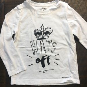 Girls Burberry Long sleeve tee